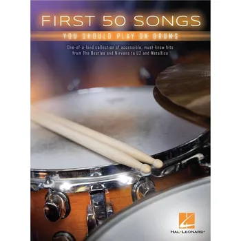 NOTY PRO BICÍ NÁSTROJE First 50 songs on drums 101615