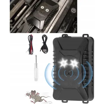 Odpuzovač zvířat AUTOMOBILOVÝ ULTRASONICKÝ ODPUZOVAČ KUN A HLODAVCŮ DO AUTA 5-12V