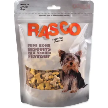 Pamlsek pro psa Rasco Mini Bone sušenky s vanilkovou příchutí 2 cm 250 g
