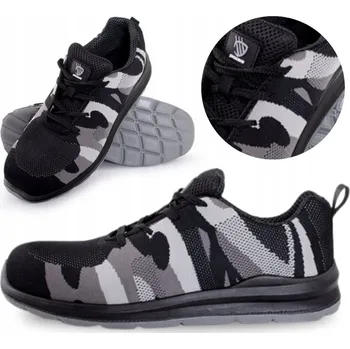 Pracovní obuv Pracovní Polobotky Pánské Bezpečnostní Pohodlné Lehké S Ocelovou Špičkou S1 Velikost 43