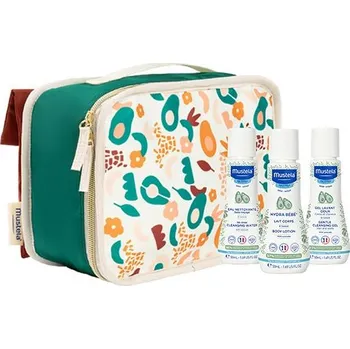 Kosmetická taška Mustela Kosmetická taška Vanity s miniaturami 3x50 ml