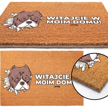 Rohožka ROHOŽKA 40x60 VÍTEJTE v MÉM DOMĚ Jméno