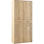 Botníková skříň/regál, dub sonoma, VILOT