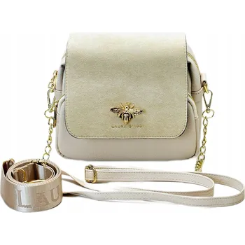 Kabelka Laura Biaggi kabelka, typ kabelka přes rameno, z eko kůže, béžová