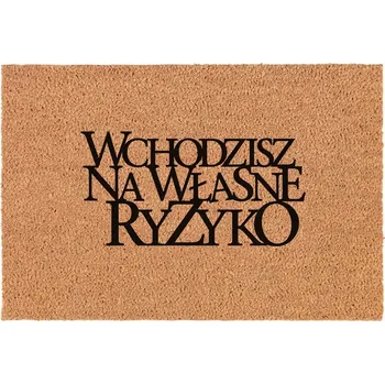 Rohožka Vstupní KOKOSOVÁ rohožka, více vzorů, 40x60 cm
