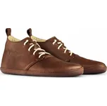 Aylla Dámská kotníková barefoot bota Tiksi - Hnědá Velikost EU: 39, vnitřní délka: 251, vnitřní šířka: 97