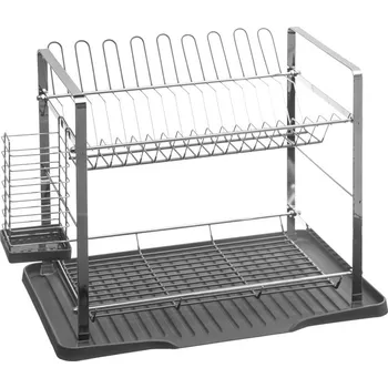 Odkapávač na nádobí 5five Simply Smart Dvoupatrový odkapávač na nádobí, 50 x 34 x 30,5 cm