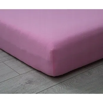 Prostěradlo Prostěradlo JERSEY s gumou, extra silné, RŮŽOVÉ 180x200