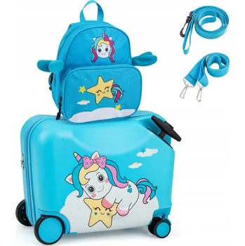 Costway Sada pevných kufrů plast BN10003BL 26 l