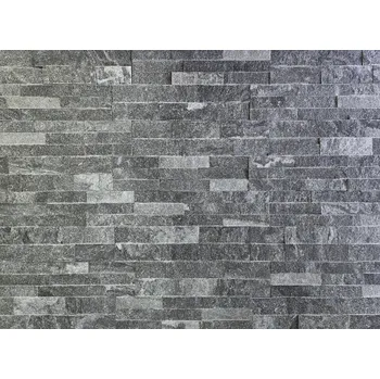 Kamenný obklad VIPSTONE Kvarcit tmavě šedý cena za balení