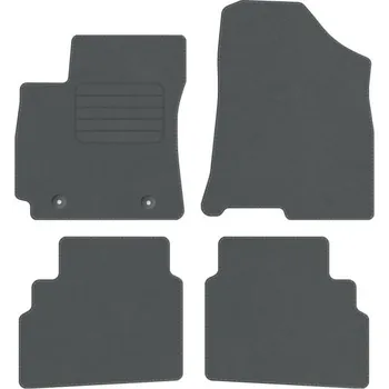 autokoberec Kobercové rohože Edecor velurové 4 ks