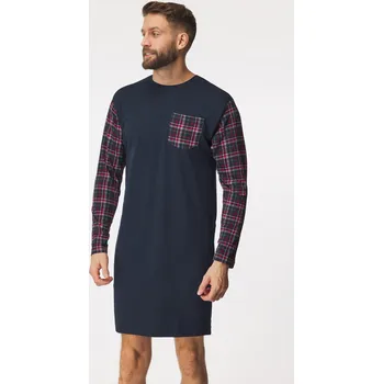 Dámská noční košile MEN-A Bavlněná noční košile Horace krátká vícebarevná S