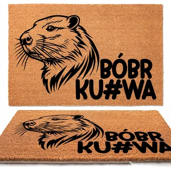 Rohožka KOKOSOVÁ VSTUPNÍ ROHOŽKA 60X40CM - VIRAL TIKTOK BOBER KU#WA