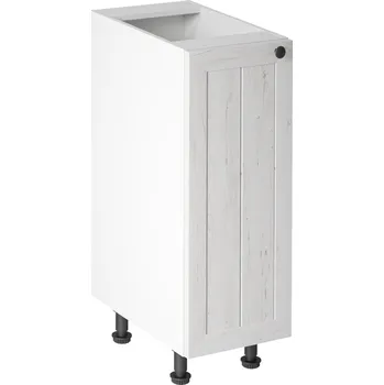 Obývací stěna Spodní skříňka D30, levá, bílá / sosna andersen, PROVANCE