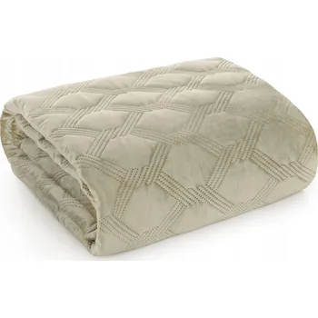 Přehoz na lůžko Přehoz na postel Eurofirany polyester 200 cm x 220 cm béžový