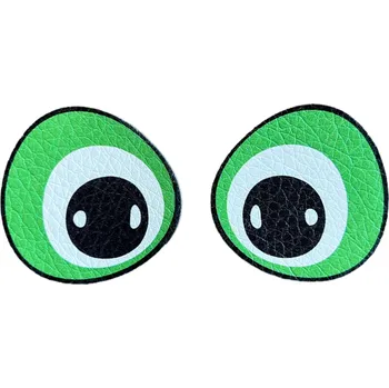 Oči koženkové zelené, 35 mm, 1 pár