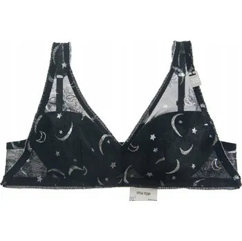 Dámské spodní prádlo TEZENIS Calzedonia podprsenka černá s měsíčky 80B