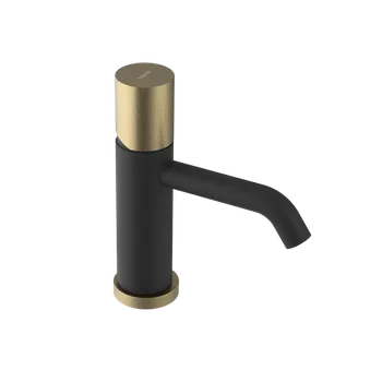 Sapho Ultratap umyvadlová baterie stojánková bez výpusti zlatá černá UT002TBG