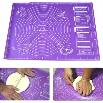 Chňapka VELKÁ STOLNICA SILIKONOVÁ KUCHYŇSKÁ PODLOŽKA S MÍRAMI