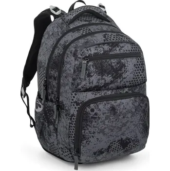 Školní batoh Bagmaster ZIPSTER 25 B školní batoh – šedý