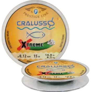 CRALUSSO - Pletený návazcový vlasec Xtreme 0,08 mm 15 m
