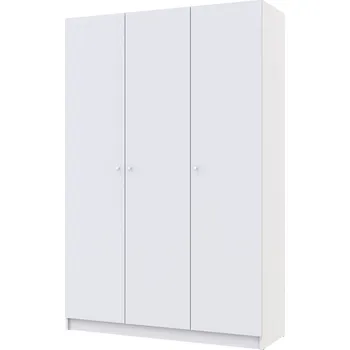 Šatní skříň Skříň Promo se 3 dveřmi 135 cm, bílá