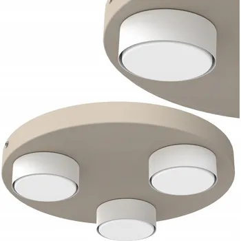 STROPNÍ SVÍTIDLO STROPNÍ SVÍTIDLO LED LOFT GX53 KASZMIR POLSKÁ DEKORATIVNÍ LAMPA 3 body