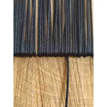 Saténová šňůra Ø1 mm barva černá