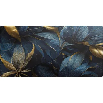 Obraz Protiskluzová herní podložka pod myš Listy s elegancí 90x45 cm