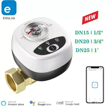 Termostat eWeLink WiFi vodní ventil DN25 (Wifi zavírač potrubí DN25)