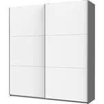 Skříň G-Caiser Doros s 2 dveřmi DTD, 220 cm, antracit / bílá