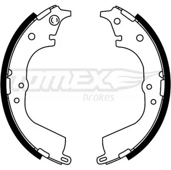 Brzdová čelist Sada brzdových čelistí TOMEX Brakes 21-55
