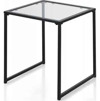 Konferenční stolek Konferenční stolek Costway čtvercový 43 x 43 x 45 cm černý