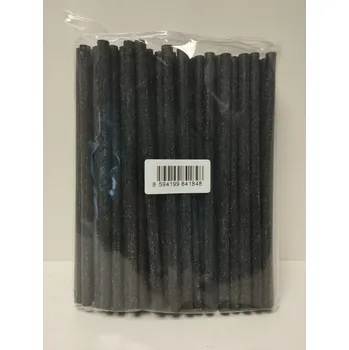 Brčka ekologická černá 200mmx 8 mm 100 ks
