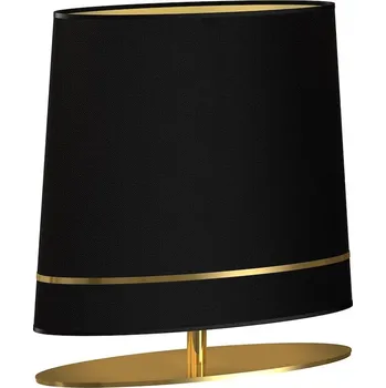 Stojací lampa Stolní lampa Bootes, 1x černé/zlaté textilní stínítko, g