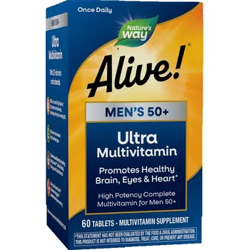 Fitness strava Nature's Way Natures Way Alive! Men's 50+ Ultra Multivitamin 60 tablet