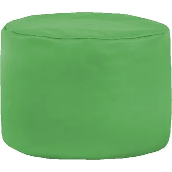 Taburet Taburetka Cilindro zelená ekokůže