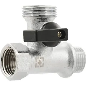 Instalatérský materiál Kombinovaný ventil 1/2" x 3/4" x 1/2" (KSM010201)