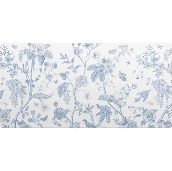Obraz Protiskluzová podložka na stůl do kanceláře Květinový vintage vzor 90x45 cm