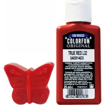 Červená barva řada COLORFUN 25 ml