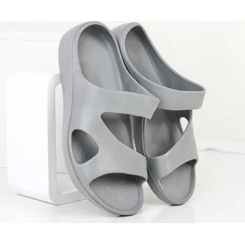 Dámské pantofle ADCZ Pánské šedé nazouváky 18335G Velikost: 44