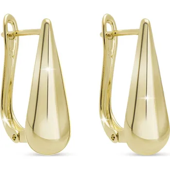 Náušnice Pozlacené náušnice kapky 3551