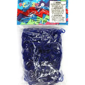 kreativní sada Rainbow Loom Original - gumičky - 600ks - tm. modrá