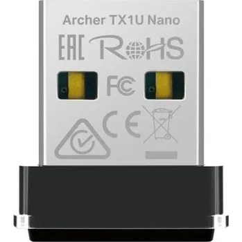 Síťová karta USB klient TP-Link Archer TX1U Nano AX300, 2,4/5GHz, USB 2.0