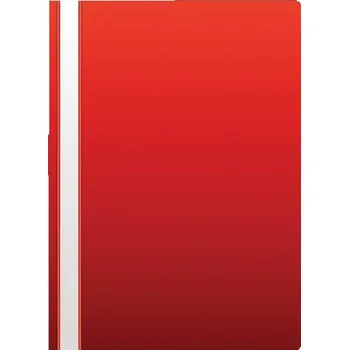 Rychlovazač plast PP červený A4 standard 1ks