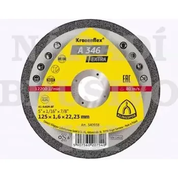 Řezný kotouč Klingspor Řezný kotouč 150x1,6x22,23 A346 EXTRA 5907560207588