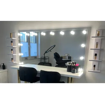 Zrcadlo ZRCADLO 160x80 Hollywood LED pro líčení a vizáž