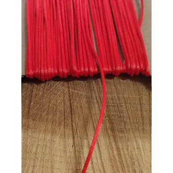 Saténová šňůra Ø1 mm barva červená