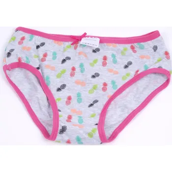 Dívčí oblečení Dívčí kalhotky YO šedorůžové s ananasy velikost oblečení - děti: 146/152