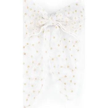 Mašle do vlasů sedmikrásky Busy Lizzie - White